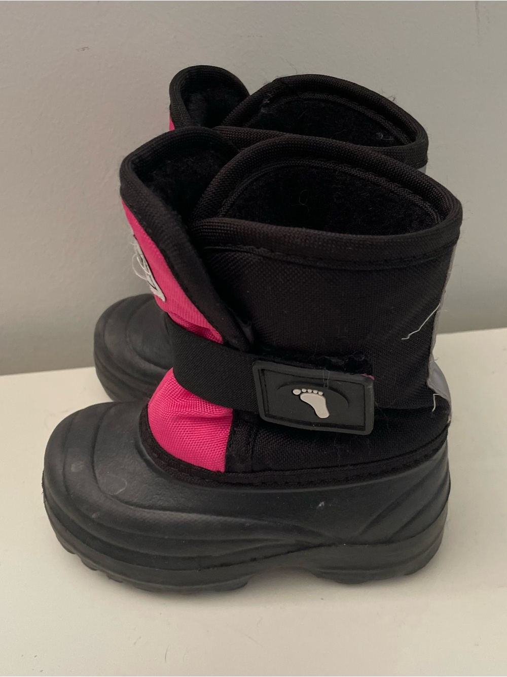 Stonz Toddler Winter Boots Pink Lighweight Wide Toe Box Size Toddler 6 - Picture 4 of 7
